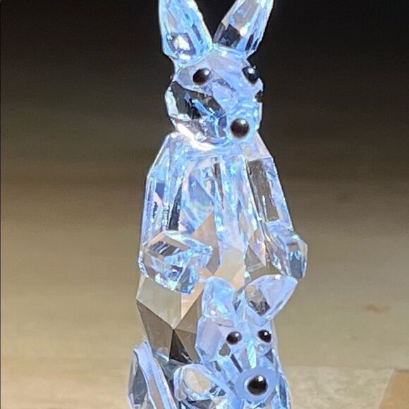 Kangaroo made of sparkly crystal - mother and baby - Picture 3 of 7